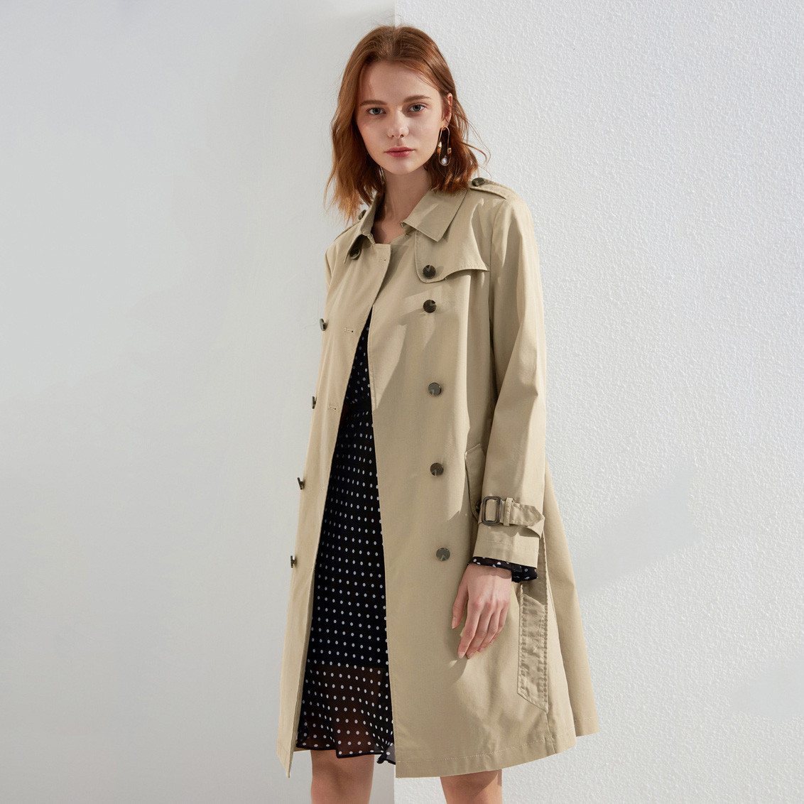 Dongfan-Double-Breasted Coat - Womens Fashion Coats