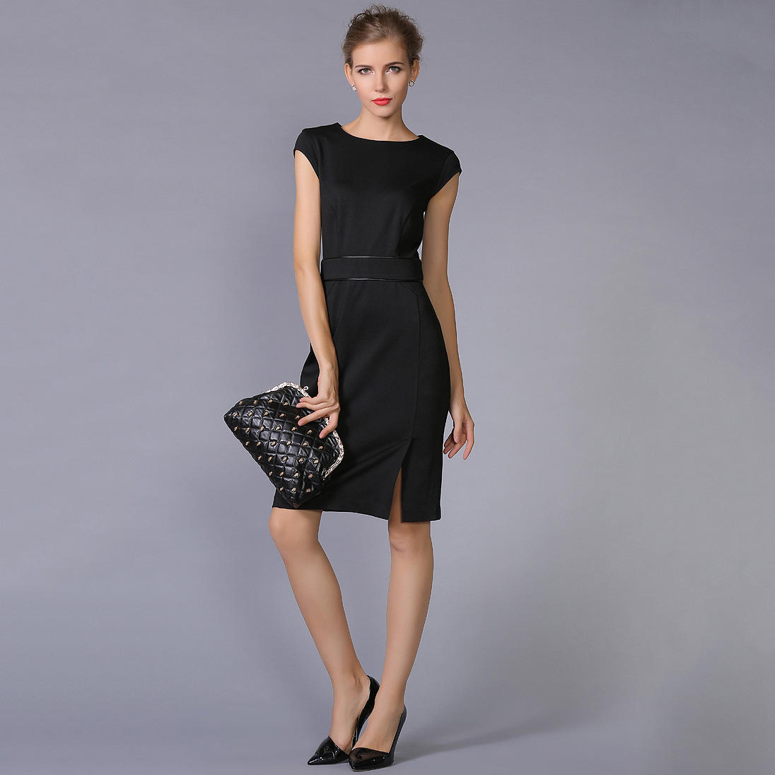 sleeveless women office summer dress-Dress_Womens Wear_PRODUCT_Clothing ...